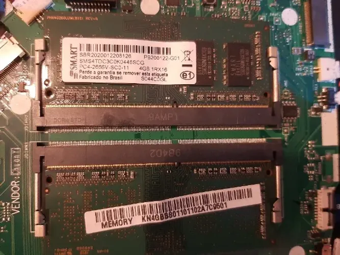 Kit 2x Memória RAM Notebook 4GB DDR4 2666MHz Smart (Total 8GB)