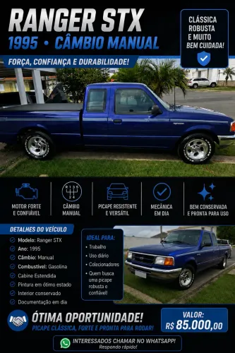 Ford Ranger STX 4.0 CS/ CE 1995