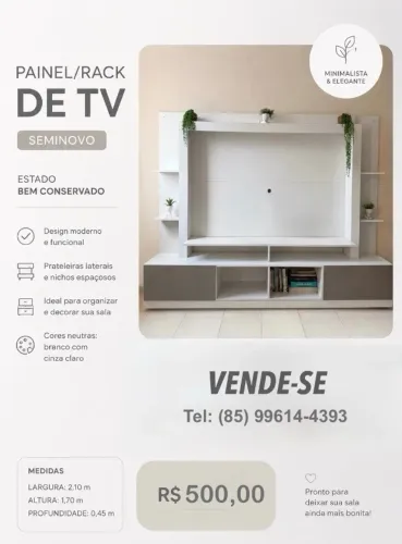 PINEL/RACK TV