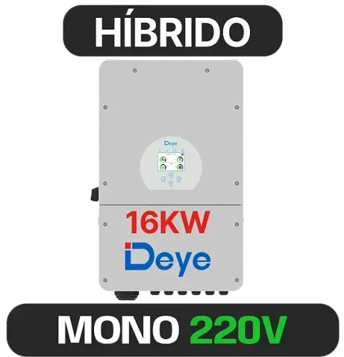 INVERSOR DEYE MONO HIBRIDO 16K 220V 2MPPT