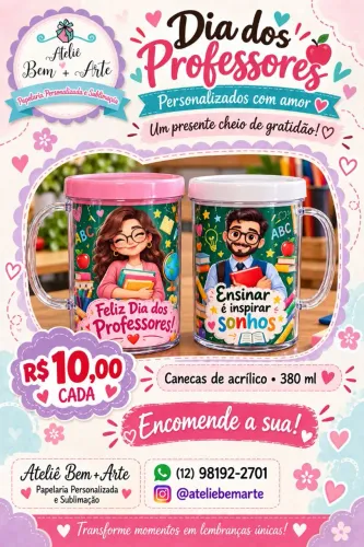 CANECA DE ACRÍLICO