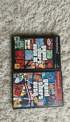 Jogo PS2 GTA 3 e GTA Vice City e GTA San Andreas - Original 