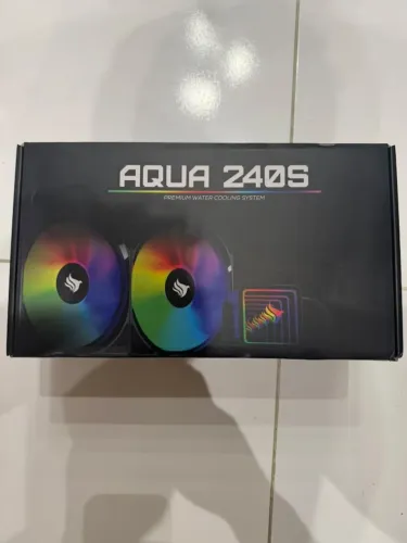 Water Cooler Pichau Aqua 240S, ARGB, 240mm, Preto, PCH-AQA240S-BK01