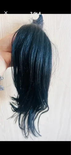 Cabelo humano 120g 40 cm