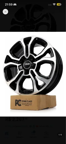 Rodas de liga leve 14 para kwid 