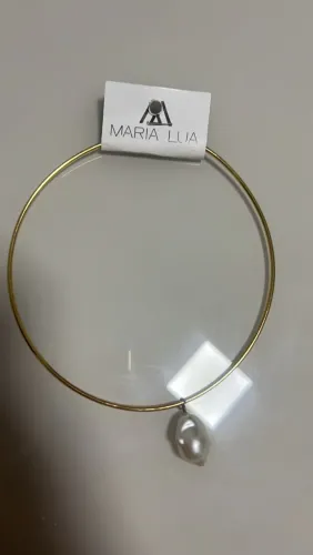 Colar em aro pérola Maria Lua, 24,99? 