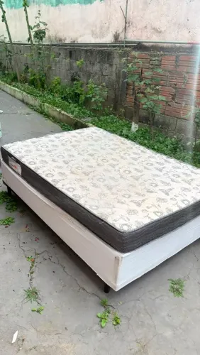 Cama box casal completa no Jaraguá