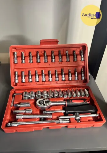 Kit Chave Catraca 46 peças NOVA e soquetes com maleta !!