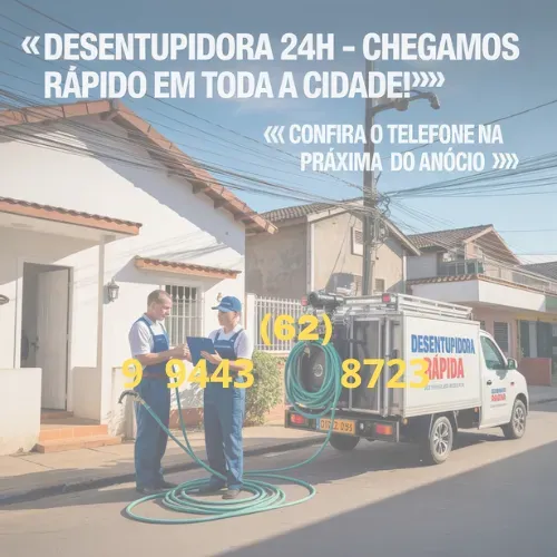 Desentupidora no Setor Perim Goiânia Atendimento Rápido