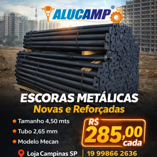 Escoras metálicas Novas 4.50 metros