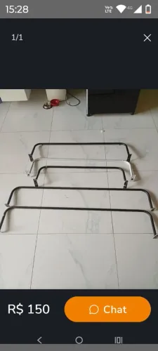 Ferro de parede para loja