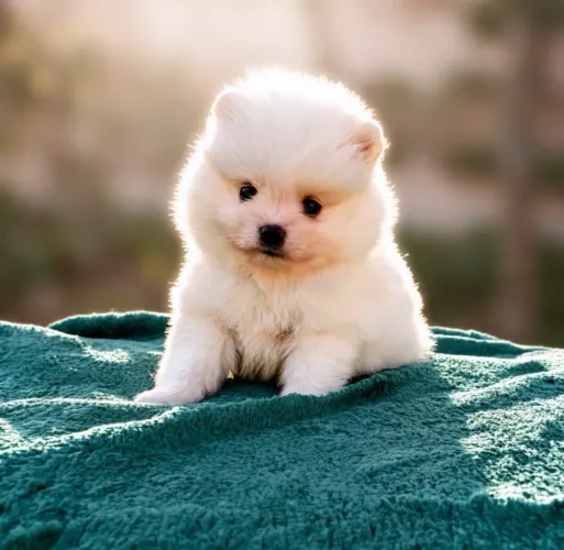 Filhote de Lulu da Pomerânia