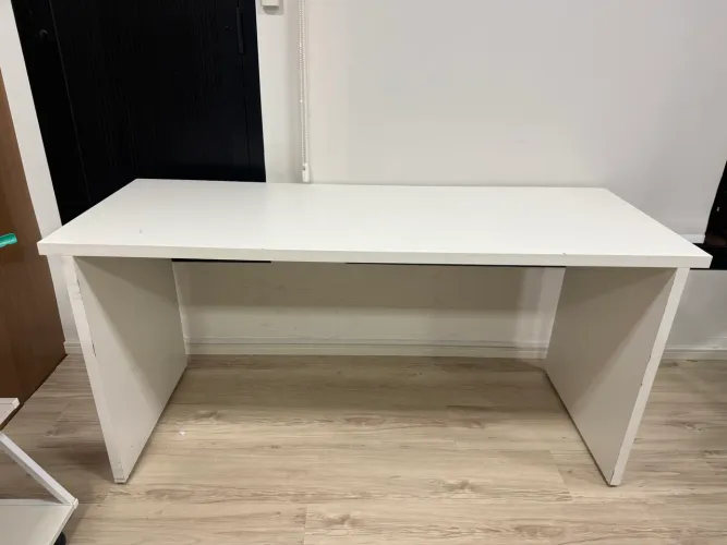 Mesa de escritório branca mdf 1,60cm