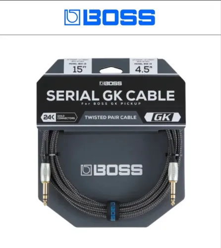BOSS GK-5 GUITAR PICKUP + BGK-15 CABO GK 4.5 METROS