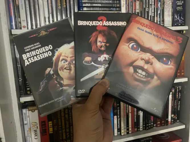 Trilogia Brinquedo Assassino - DVDs 1a Edições MGM (2004) e Universal (2005)