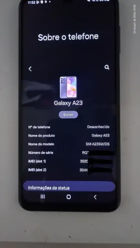 Samsung Galaxy A23 128GB | Snapdragon 680 | 4GB RAM | Bateria Boa