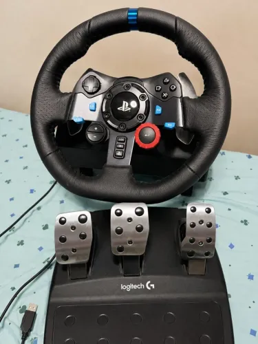 Volante lougitech g29 completo com garantia de 6 meses