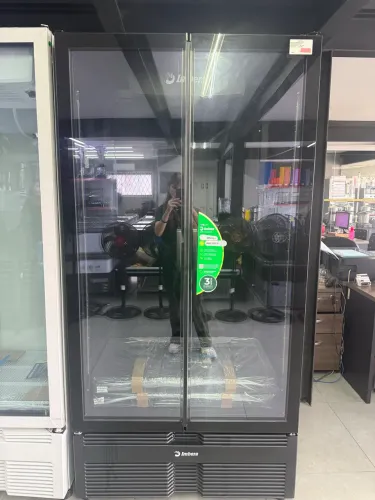 G3D26 FB PV REFRIGERADOR 2 PORTAS FULL BLACK CRYSTAL - IMBERA