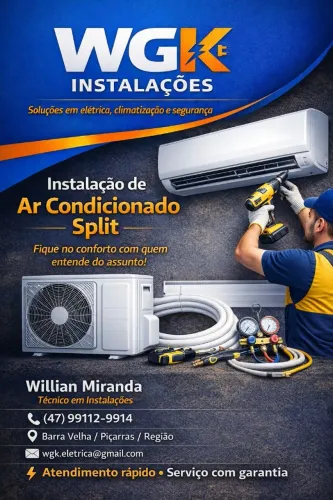 Instalação de Ar Condicionado Split Profissional | Rápido e com Garantia