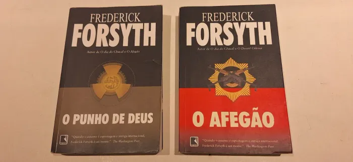 Livros O Punho de Deus e O Afegão - Frederick Forsyth