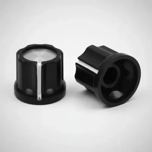 Knob Ect M00601 Preto 1,73cm Encaixe 2 Unidades made in korea