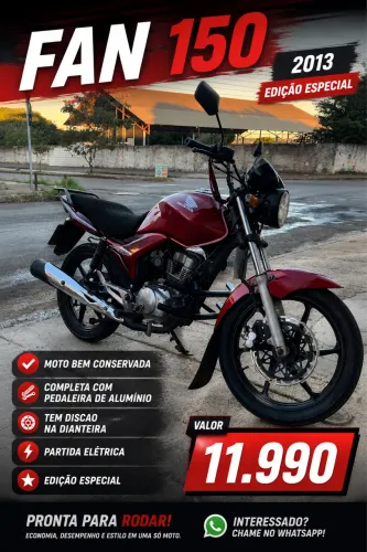 Fan 150 2013 edição especial