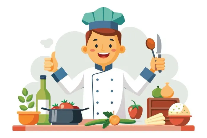 Auxiliar/ajudante de cozinha com pratica
