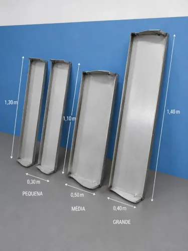 Prateleiras em aço inox para cozinha profissional