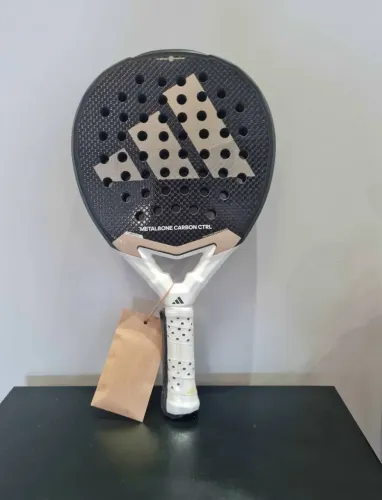 Raquete De Padel Adidas Metalbone Carbon Ctrl 3.4 2025 Preto/bege - NOVA!!