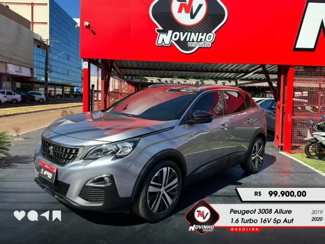 Peugeot 3008 Allure 1.6 Turbo 16V 5P Aut. 2020