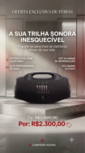 Caixa de Som JBL Boombox 4 210w