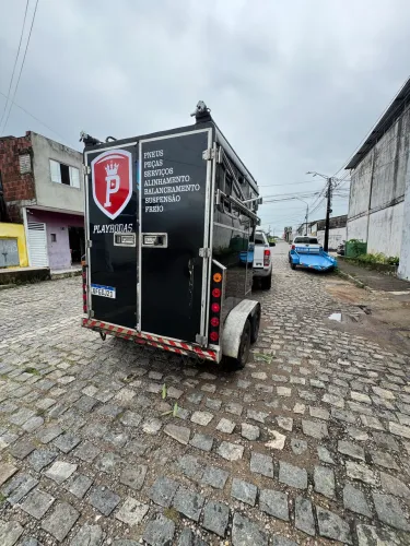 Treiler pra 2 cavalos de luxo padrão motohome