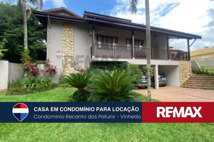Excelente Casa Térrea no Condomínio Recanto dos Paturis - Vinhedo - SP // Valor mensal de