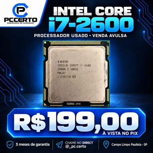 Intel Core i7 - 2600
