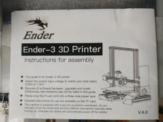 Impressora 3d - Ender 3 - V.4.0