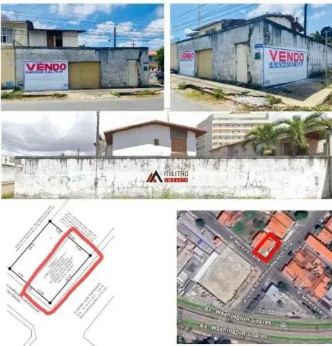 Terreno de esquina para venda 246m2 no Cambeba