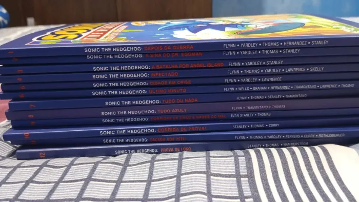 QUADRINHOS SONIC 1-12