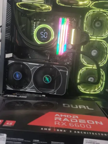 Placa de video Rx 6600 Asus 8gb