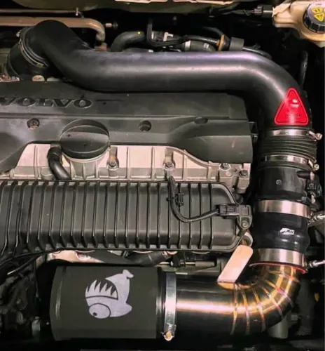 Intake full inox Plug-in play volvo v40/s40/c30 e linha t5 5cil 