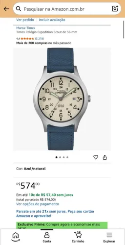 Timex Expedition Scout 36mm