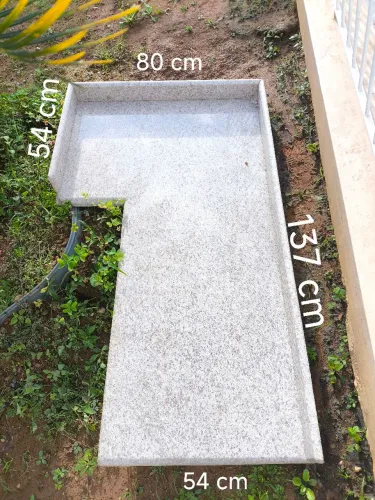 PEDRA GRANITO DE CANTO LAVANDERIA , BALCÃO