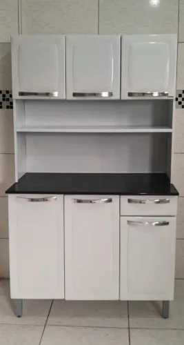 Armário de cozinha Itatiaia em aço 