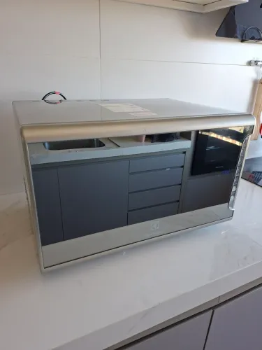 Microondas Electrolux 31l, espelhado, cor Inox