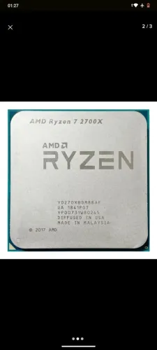 Ryzen 7 2700x semi novo. Não tem defeito. 8 núcleos e 16 threads. 