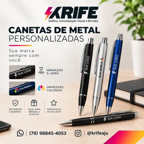 Canetas Personalizadas - Krife