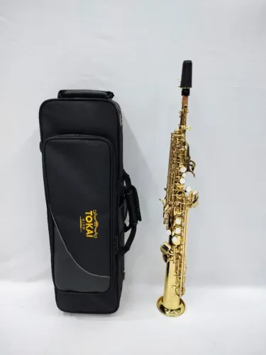 Sax Soprano Reto Tokai TSS-200L Sib Laqueado -NOVO/Troco/Parcelo 18x