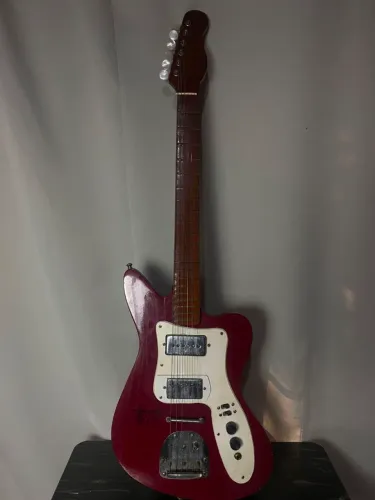 Guitarra Giannini Sonic Vermelha Vintage Anos 70/80
