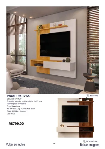 Painel Tito Tv 65"