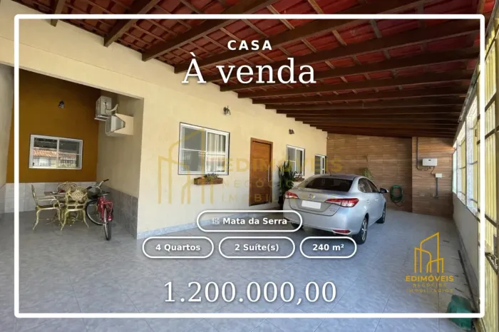 Conforto e praticidade: Casa em condomínio na Mata da Serra!
