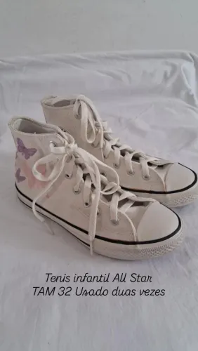 Tenis infantil All Star - TAM 32 Usado duas vezes